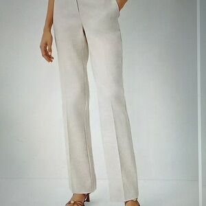 Loft Sophia Straight Pant in Linen Blend